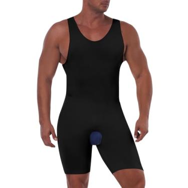 Imagem de Gleefeat Body masculino modelador de barriga com controle de barriga e abdômen emagrecedor, emagrecedor, abdômen, camiseta9, Preto 206v009, G