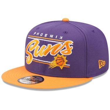 Imagem de New Era Boné masculino Phoenix Suns 9fifty Team Script Snapback, Roxa, Tamanho �nica
