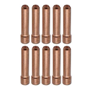 Imagem de 10PK TIG Pinças resistentes 10N23S 1/40.6 cm e 1,6 mm para tocha de soldagem TIG WP 17 18 26 (10N23S (1/40.6 cm)