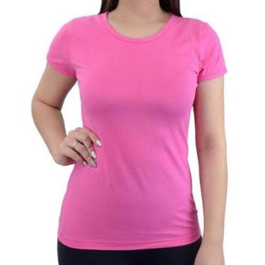 Imagem de Camiseta Feminina Gatos e Atos Cotton Comfort Rosa - 9503-Feminino