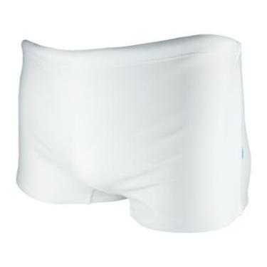 Imagem de Sunga Boxer Lisa Branca Pé na Água HL004-Masculino