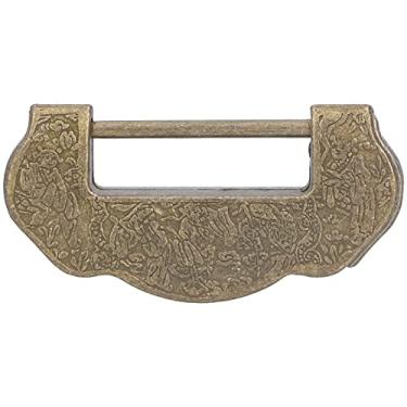 Imagem de Fechadura de Porta, Conjunto de Chave de Fechadura, Conjunto de Fechadura Esculpida Fechadura de Porta Design de Textura Requintado para Caixas de Madeira Caixas de Joias Caixas