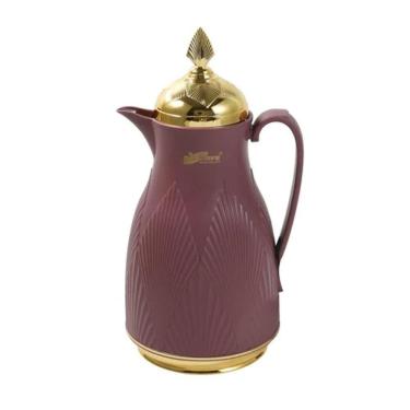 Imagem de Garrafa Térmica Café Chá 1 Litro Roxa árabe A Vácuo Daydays Luxo