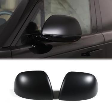 Imagem de Heutamo Tampas de capa de espelho retrovisor compatíveis com Land Rover Range Rover Sport/Vogue 2023 2024, acessórios de acabamento de tampa de espelho retrovisor externo ABS (preto fosco)