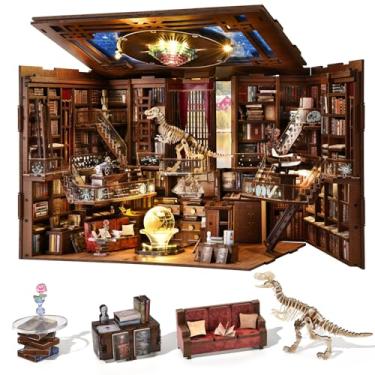 Imagem de MiniCity Book Nook Kit, DIY Miniature Dollhouse Booknook Kit with Led Light and Dust Cover (Beyond Library Max)