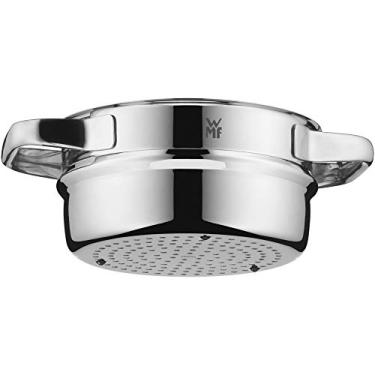 Imagem de WMF Amortecedor Inserção 16 cm, Material: Cromargan Polido Aço Inoxidável 18/10, à prova de ferrugem, máquina de lavar louça, ácido, seguro para forno, resistente ao calor até 250 °C