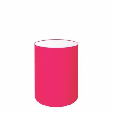 Imagem de Cúpula Abajur Cilíndrica Cp-8002 Ø13x30cm Rosa Pink
