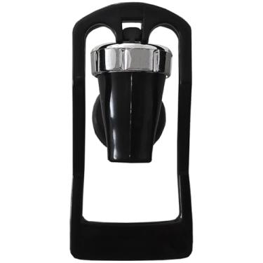 Imagem de Torneira Preta Com Tampa Cromada Para Refresqueira e Bebedouro