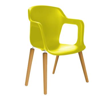 Imagem de Cadeira Geos Wood Yellow