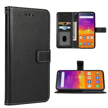 Imagem de FDCWTSH Compatível com Blackview BV9900 capa carteira alça de pulso cordão e suporte de cartão flip de couro acessórios de celular bolsa fólio celular capa de telefone para BlackviewBV9900 2020