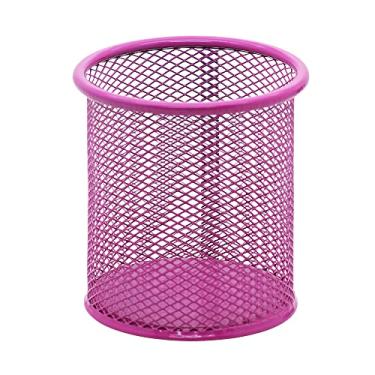 Imagem de Porta Lápis e Caneta Aramado Redondo Rosa, BRW