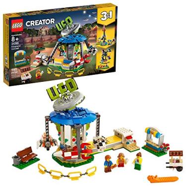 Imagem de LEGO Creator 3in1 Fairground Carousel 31095 Building Kit (595 Pieces)