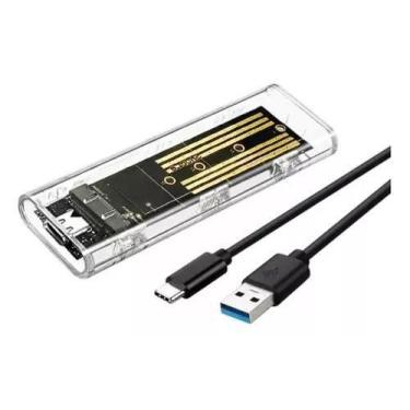 Imagem de Case Ssd Nvme/ngff Tipo C Usb 3.1Transparente Rápida Fy-879