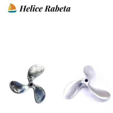Imagem de kit 20 Hélice Motores Rabeta 3 Pás 6,5hp Em Alumínio Barco - Funditex