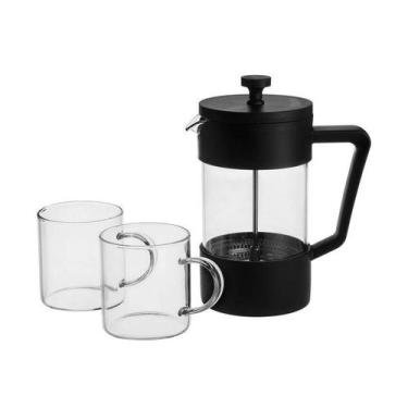 Imagem de Jg cafeteira french press e canecas arom - HOME STYLE