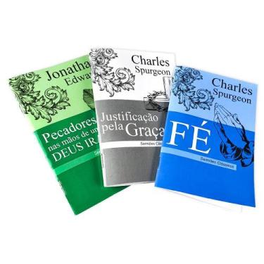 Imagem de Kit 3 Livretos  Sermões Clássicos  Charles Spurgeon - Jonathan Edwards