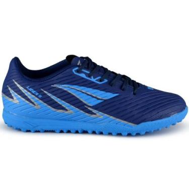 Imagem de Chuteira Infantil Penalty Masculina Society Lider Kids 242278, 34, Azu