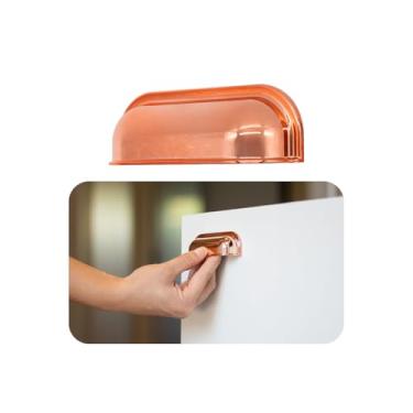 Imagem de 7 Peças Puxador Concha Quadrado Para Gaveta Armário Móveis 64mm (Rose Gold)