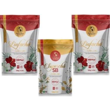 Imagem de Kit 3 Chás 120gr Maravilhas Sachê Suplemento 2Linfa 1SB