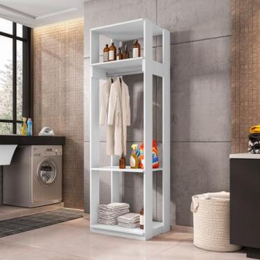 Imagem de Closet Aberto Organizador Titan Com Prateleira E Cabideiro - Móveis Le