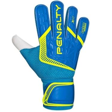 Imagem de Luva de Goleiro Adulto Delta Training X Penalty, Azul, Amarelo, 08