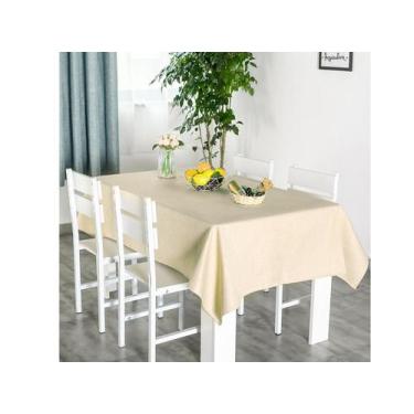 Imagem de Toalha de mesa Linho Rustico para 4 lugares 1,40 x 1,40 - Armazem do E