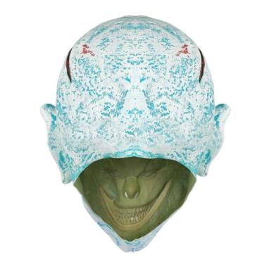 Imagem de Máscara de palhaço de Halloween, máscara de palhaço adulto assustador - Máscara de palhaço realista - Chapéu de palhaço de rosto inteiro para Halloween, máscara de palhaço criativa para festa de cospl