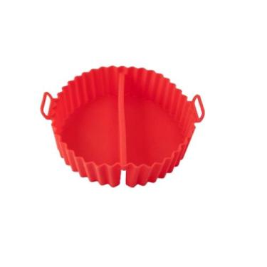 Imagem de Cesta Silicone Duas Divisórias Air Fryer 20,5cmx19,5cmx5cm - Clink, Ve