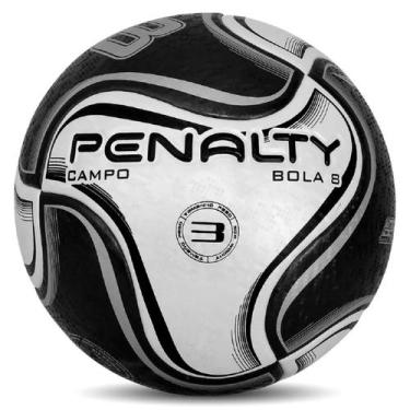 Imagem de Bola Penalty Campo 8 N3 Xxiv, Branco, Preto