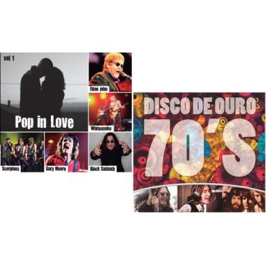 Imagem de CD Pop In Love Volume 1 + CD Disco de Ouro 70s - TOP DISC