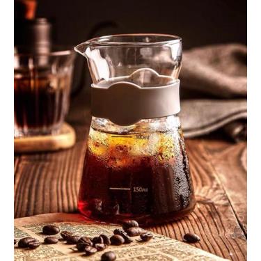 Imagem de Passador De Café Vidro Tipo Brewista Gola Sílica 300ml - RALEO