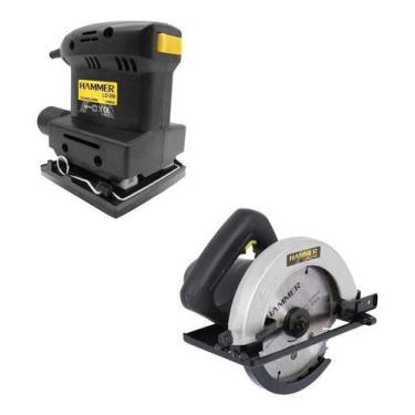 Imagem de Kit Marceneiro Completo Lixadeira Orbital + Serra Circular - hammer, 2