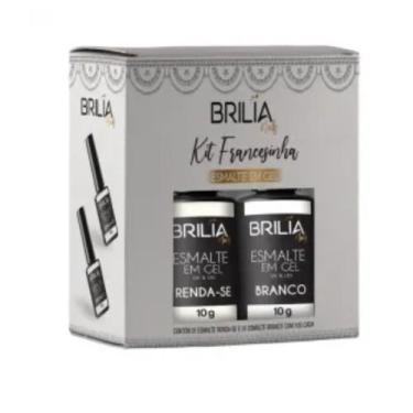 Imagem de Kit Francesinha Esmalte Gel 2 Itens - Brilia Nails