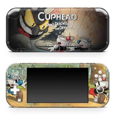 Imagem de Adesivo Compatível Nintendo Switch Lite Skin - Cuphead - Pop Arte Skin
