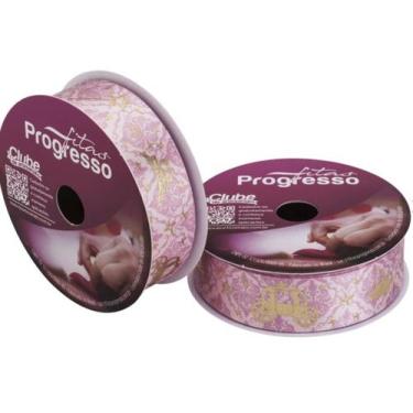 Imagem de Fita de Cetim Rosa 22 mm COR 005 Princesas 10 mts Fitas Progresso - In