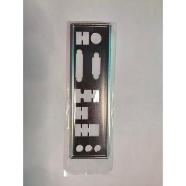 Imagem de SONXIAVIVO Placa mãe I/O Shield placa traseira de substituição em branco para defletor traseiro da placa-mãe MSI B450M PRO-VDH Plus