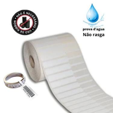 Imagem de 1 Rolo Etiqueta para Jóia 92x11mm Térmico - NÃO RASGA - Xd Mega