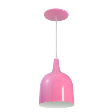 Imagem de Kit 4 Luminária Pendente Gota Com Interior Branco Brilho Com Fiação 11