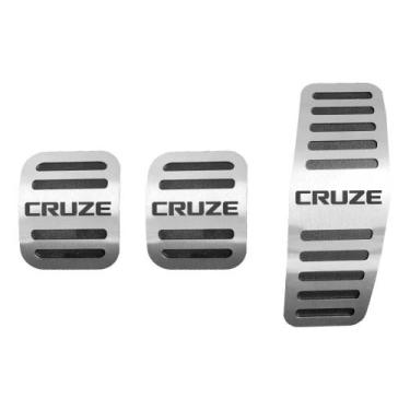 Imagem de Pedaleira Aço Inox Chevrolet Cruze Manual - GPI Automotive