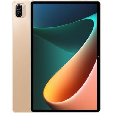 Imagem de Tablet Pad 5 Pro, 8GB RAM，256GBROM,Dual-SIM,Tela Imersiva de 10.1', Câmera Traseira 32MP, Câmera frontal de 16MP, Wifi, Android 13, 5G, 8800mAh Bateria (Ouro)