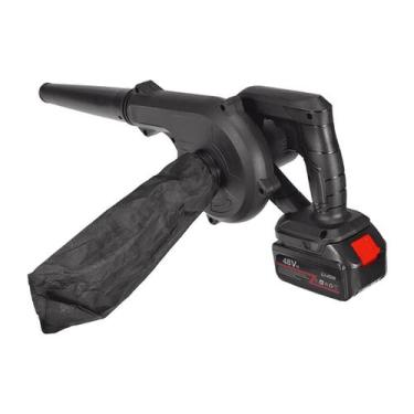 Imagem de Soprador Aspirador Bateria Sem Fio Potente Folhas Detritos - TATUDEBOA