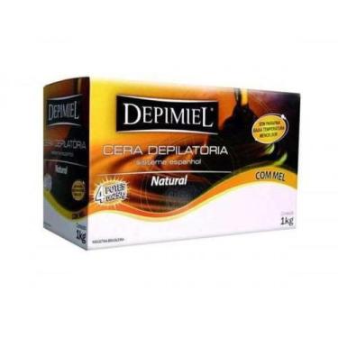 Imagem de Cera Depilatória Depimiel  Natural - 1Kg