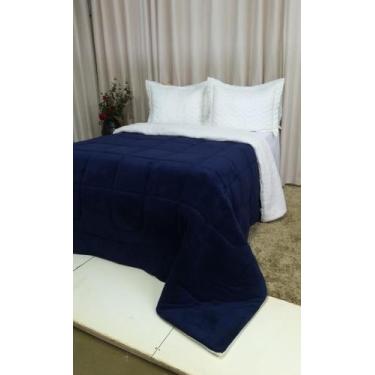 Imagem de Coberdrom Sherpa Casal Queen Veneza Marinho - Vilela Enxovais