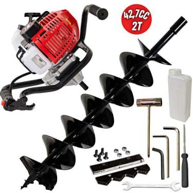 Imagem de Perfurador de Solo Profissional Kawashima ED243BD á Gasolina Com Broca