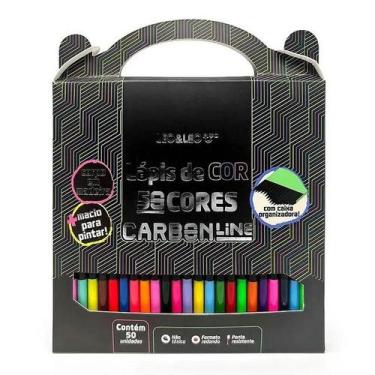 Imagem de Lápis de Cor Carbon Line 94433 50 Cores - Leo&Leo - Tendtudo