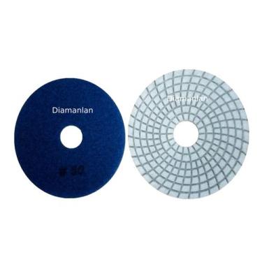 Imagem de Lixa Diamantada Brilho D'água 100mm resinada Lapidação - Diamanlan fer