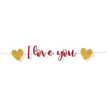 Imagem de Faixa Decorativa I Love You- 1 Unidade - Cromus - Rizzo