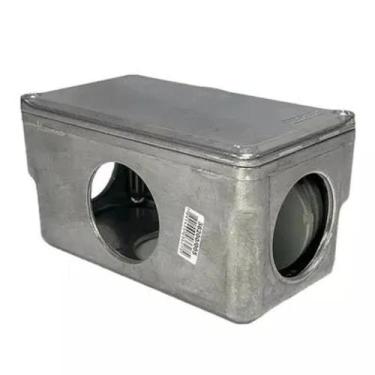 Imagem de Condulete multiplo c/placa  1 .1/2 - ALUMIL, Cinza, Bivolt