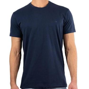 Imagem de Camiseta Ogochi Manga Curta Básica Masculina 6001001 Marinho, XGG, Mar