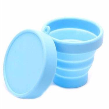Imagem de Copo Silicone Dobrável Reutilizável Retrátil Ecológico 320ml - OEM, ci